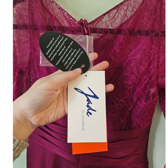 Jade by Jasmine Gown Special Occasion Bridesmaid Prom Cocktail Dress Size 4 - Picture 12 of 16